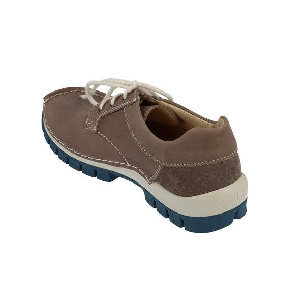 Wolky Seamy Fly Oxford Leather Grey Blue 0470835 208